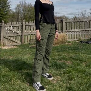 Green Khaki Cargo Pants